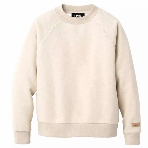 UGG Sweaters - UGG Classic Crewneck Sweatshirt Women’s Small Tan Oversized Fleece